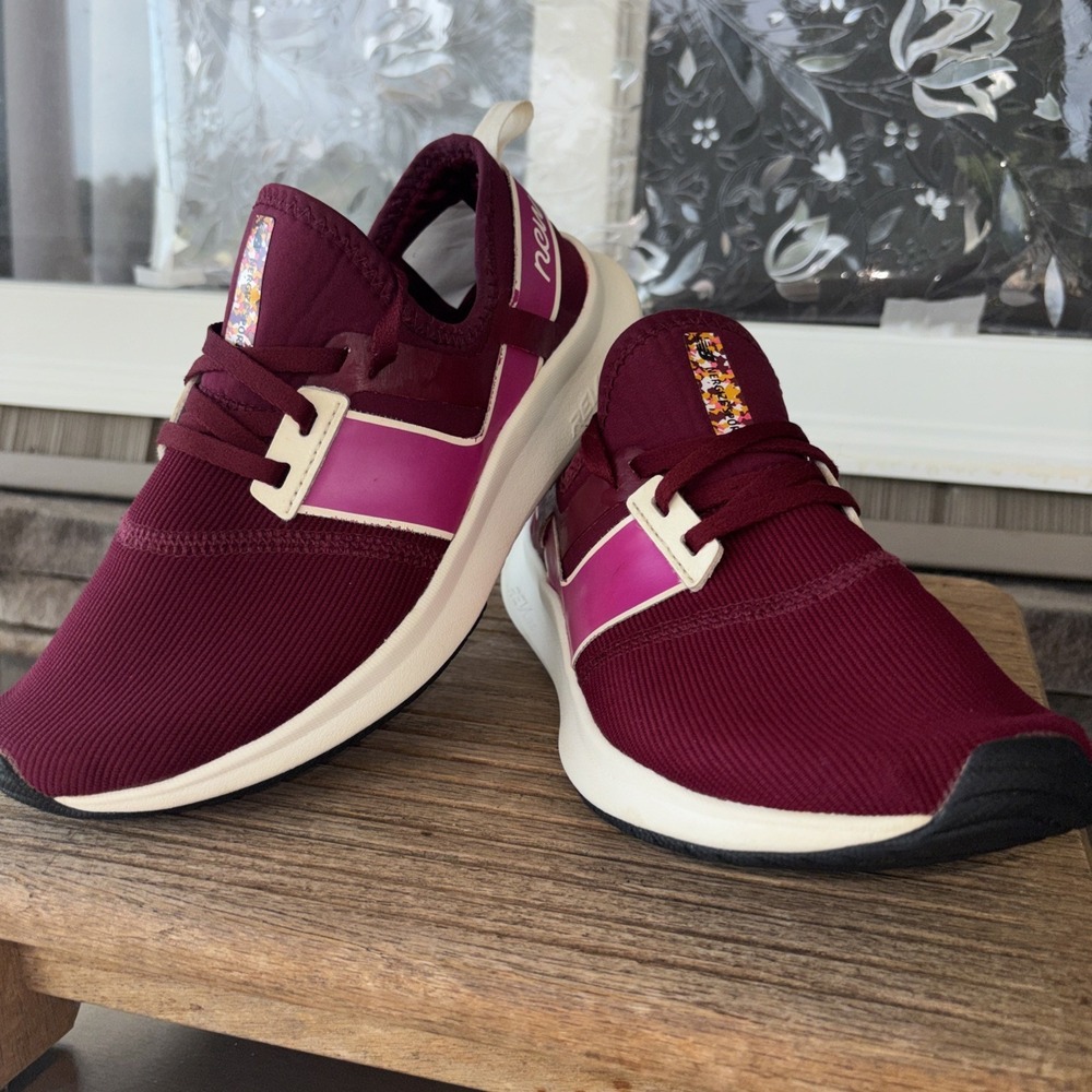 New Balance Shoes Womens 8? Nergize Sport v1 Low Sneakers WNRGSPS1 Burgundy READ